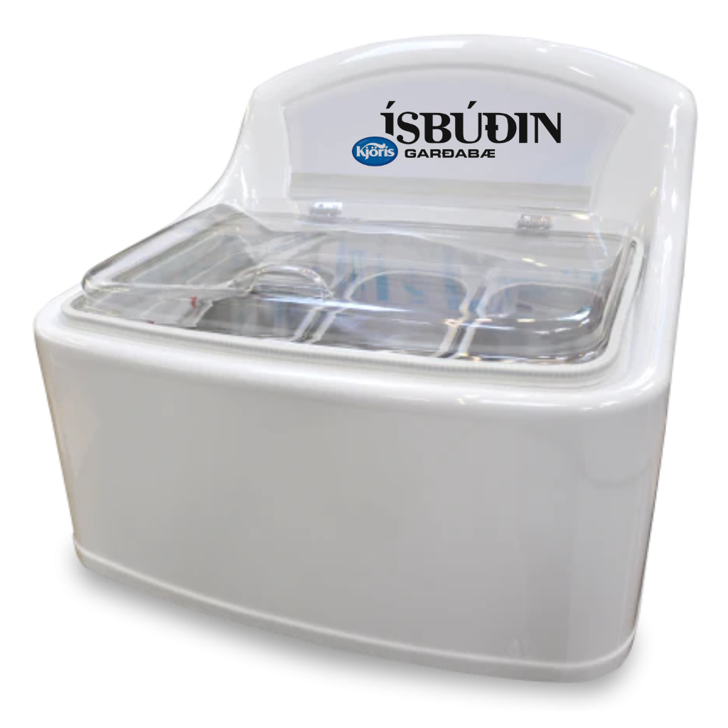 Borðfrystir fyrir 3 kúluís box / 12-36 klst leiga