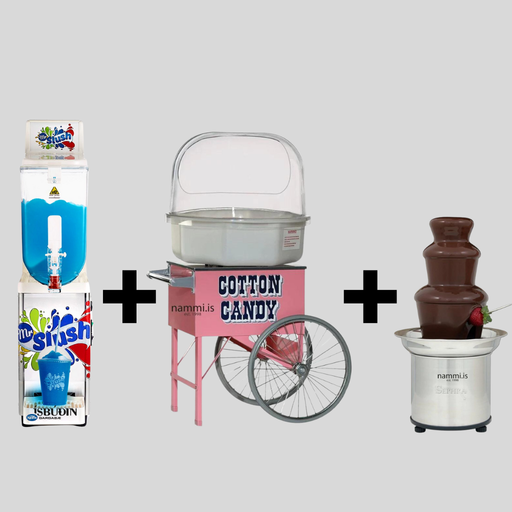 Partý Pakki - Krapavél, Candyfloss, og Gosbrunnur
