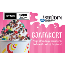 Gjafakort Miðstærð Bragðarefur